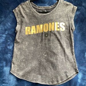 RAMONES crop top